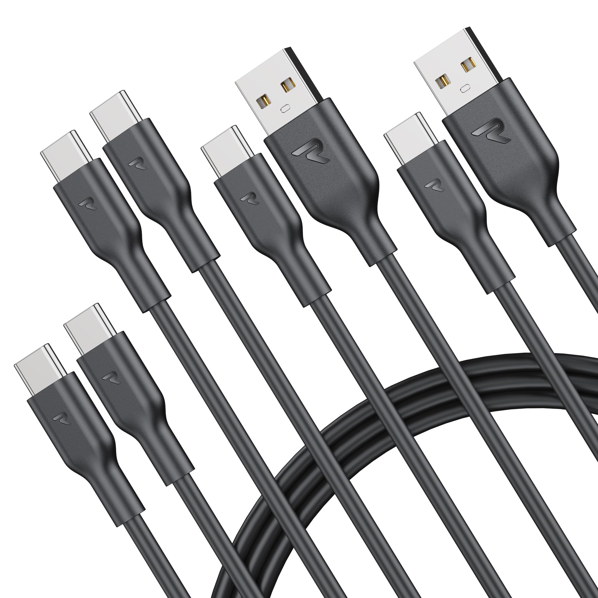 Amazon.co.jp: 【USB A to USB C 1m×2本+USB C to USB C 1m×2本